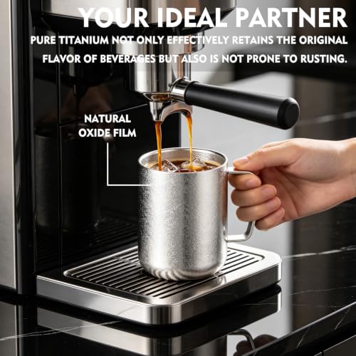 ZING TTI Pure Titanium Coffee Mug