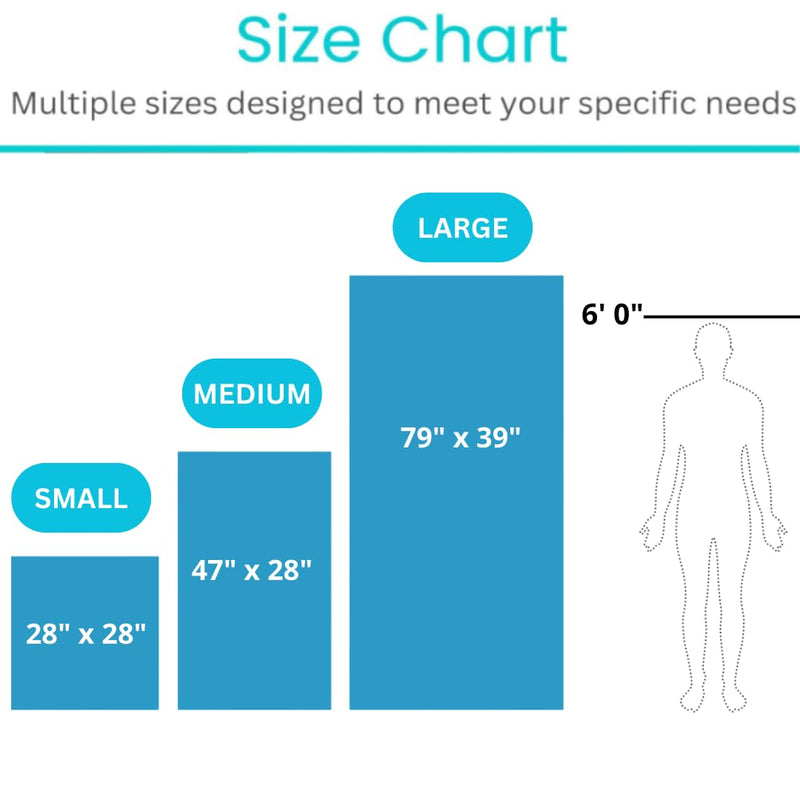 Vive Tubular Patient Slide Sheet for Moving Patients (28" x 47") - Patient Transfer Slide Sheet - Sliding Transfer Sheet & Draw Sheet for Elderly 28” x 47”
