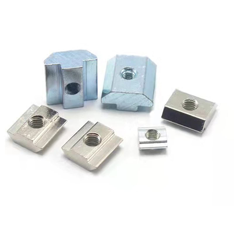 [Australia - AusPower] - 50Pcs 2020 Series T Sliding Nuts Hammer Nut Block Square Nuts M6 T Nuts for 2020 Aluminum Extrusion Profiles T Slot 6mm?for CNC Router Build Rail 3D Printer (m6) 2020 Series M6?50Pcs? 