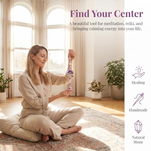 Crystal Gifts For Women, Sun Catchers For Windows, Spiritual Gifts, Tree Of Life Natural Chakra Healing Crystal Stone Purple