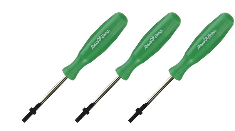 [Australia - AusPower] - 3 Pack Rain Bird Rotor Adjustment Tool for Rainbird 5000 Series Rain Bird Rotor Tool ROTORTOOL Flat Head Rotor Screwdriver and Pull-up Tool for 3500, 5000, 5500 and more, Includes LED Keychain Light 