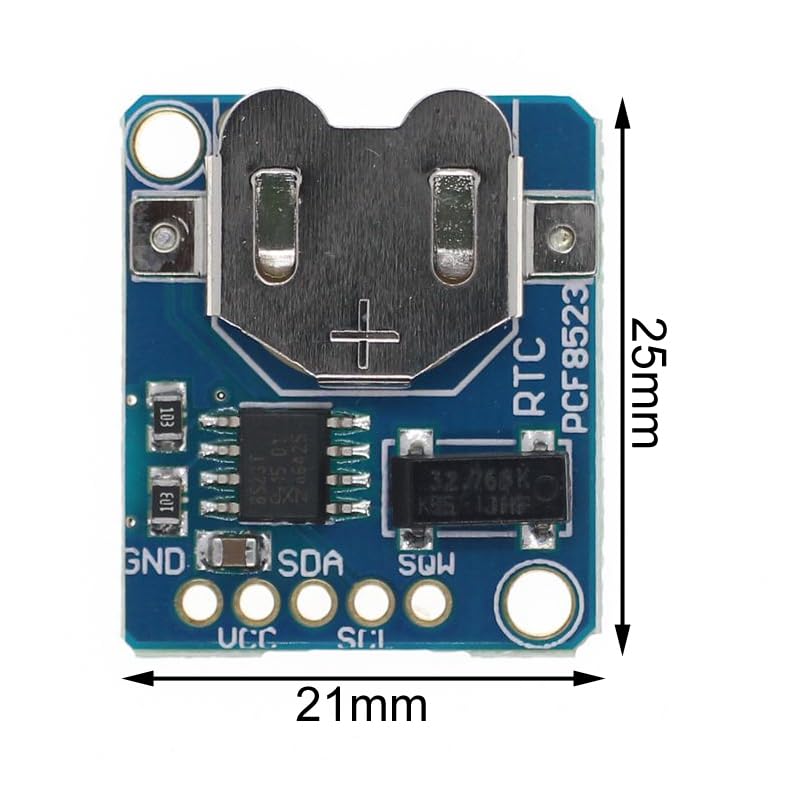 Real-time Clock Module, MRS095A PCF8523 RTC Breakout Board IIC Electronic Clock Module for AVR STM32