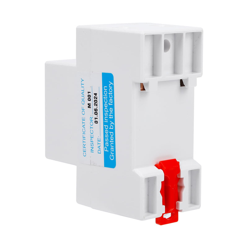 [Australia - AusPower] - DDS6619 Din Rail Single Phase Energy kWh Electric Meter 120VAC 5(80) A 60Hz Power Consumption Meter Watt Meter, LCD Backlight Digital Display with Reset Function 