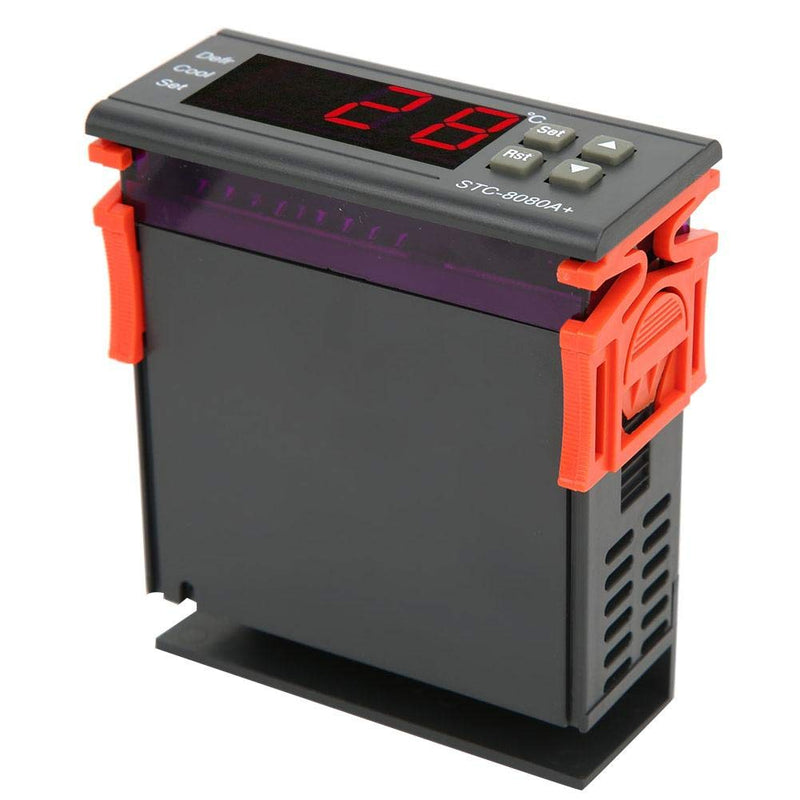 [Australia - AusPower] - Temperature Controller, STC-8080A+ Digital Thermostat Refrigerating Defrosting Alarming Temperature Controller 