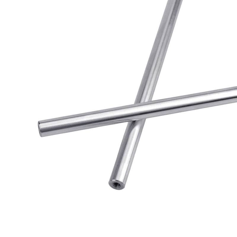 [Australia - AusPower] - [2pcs/Pack] Linear Motion Rod Shaft Guide, 2PCS End Hollow Linear Steel Rods with Screws for 3D Printer and CNC Machine (Inner Hole Dia 3mm) (End Hollow Inner Hole Diameter: 3mm, 6 x 600mm) End Hollow Inner Hole Diameter: 3mm 