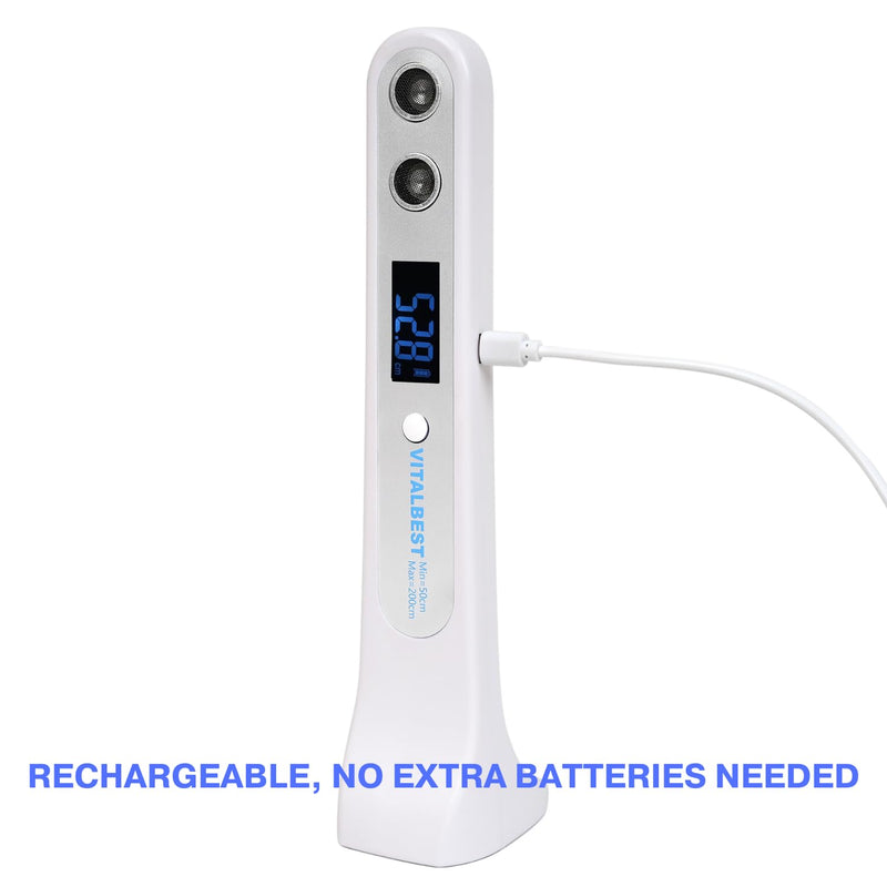 [Australia - AusPower] - Stadiometer, Portable Ultrasonic Stadiometer, Height Measurement Tool for Adults and Kids, Medical Office Handheld Height Measuring Device for Healthcare Professionals 