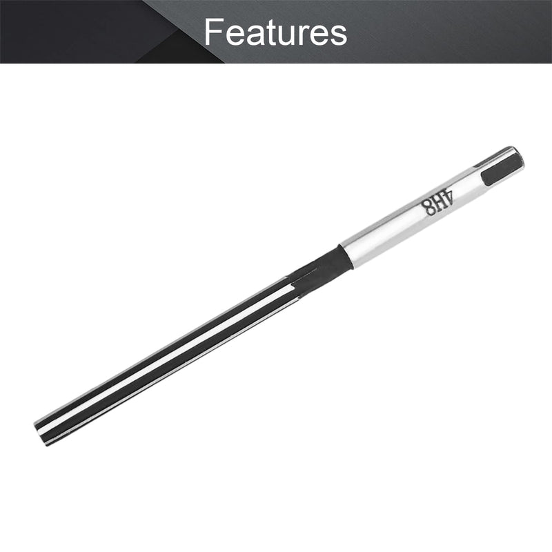 [Australia - AusPower] - Utoolmart Hand Reamer 4mm Alloy Tool Steel H8 6 Straight Flutes 9Crsi Hand Milling Cutter Tool 1pcs 