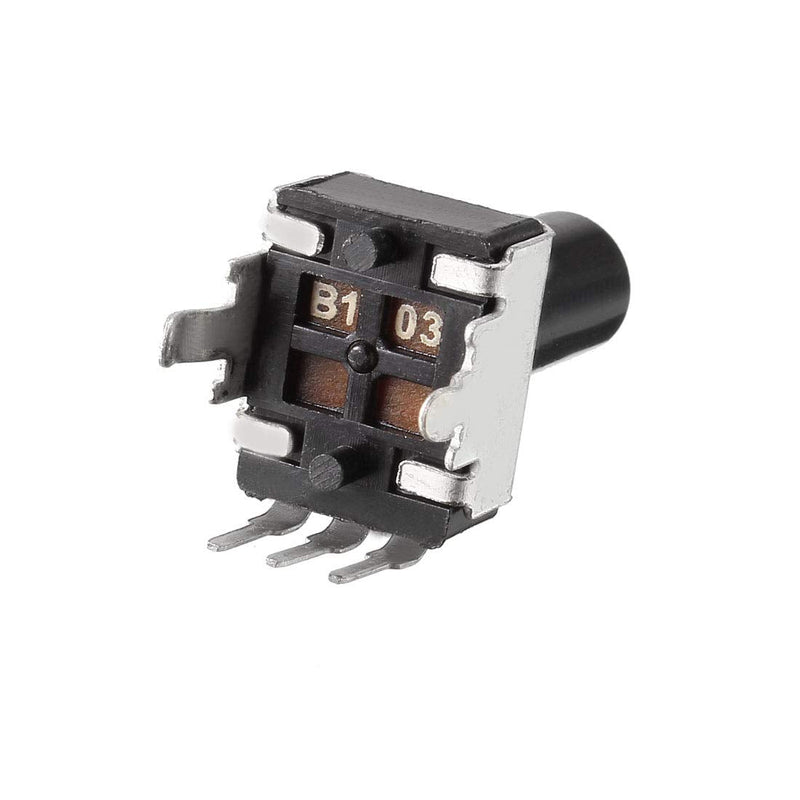 [Australia - AusPower] - sourcing map Carbon Layer Cone Potentiometer 10K Ohm Varistor Single Circle 12 mm Wavelength Pack of 5 10K-5pcs 