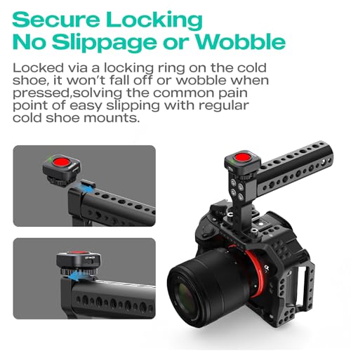 AODELAN Wireless and Wired USB-C Rechargeable Camera Video Remote Control