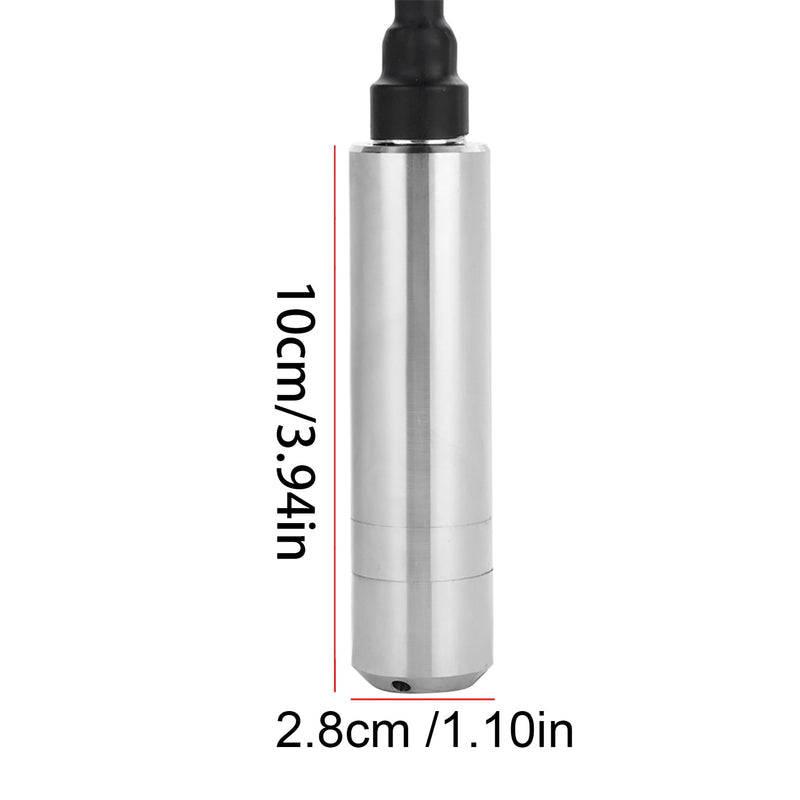 Level Sensor Water Level Sensor DC 24 V 4-20 mA Stainless Steel Liquid Water Level Sensor Level Transmitter with Cable, Range Depth 0-5 m