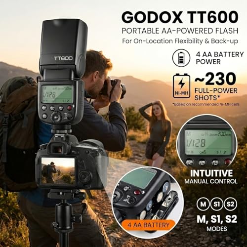 Godox TT600 Camera Speedlite Flash Built-in 2.4G Wireless Trigger System
