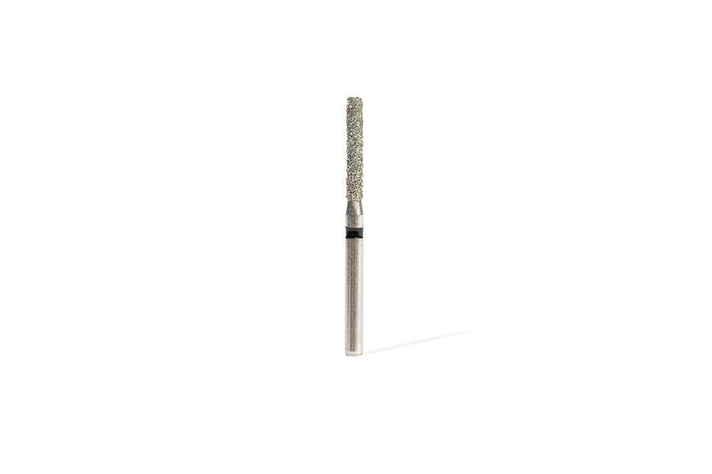[Australia - AusPower] - 10 Pack of Diamond Burs 837-014 FG Super Coarse - Flat End Cylinder - Friction Grip Crown and Onlay Bur (10 Burs Per Pack) 
