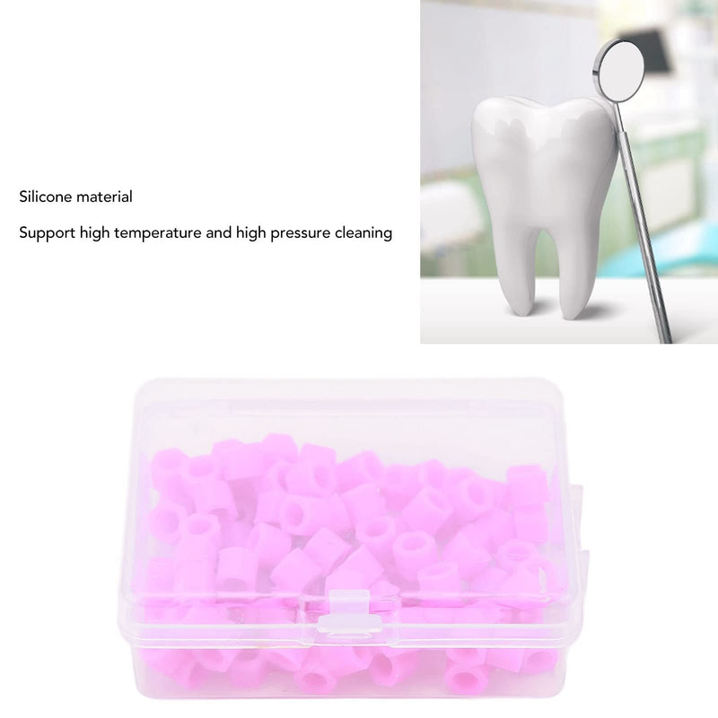 [Australia - AusPower] - Rings Bands Dental Code Ring Instrument Rings Lab Swabs Pack of 100 Dental Rings Small Silicone Dental Instrument Rings Accessories for Marking Dental Color Codes 