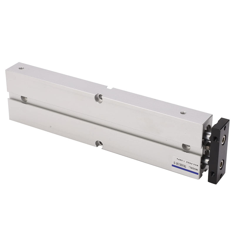 [Australia - AusPower] - Air Cylinder, 1.0MPa 10 to 200mm Stroke Aluminum Alloy Double Rod Double Shaft Air Cylinder, Industrial Air Cylinders (TN16X150-S) TN16X150-S 
