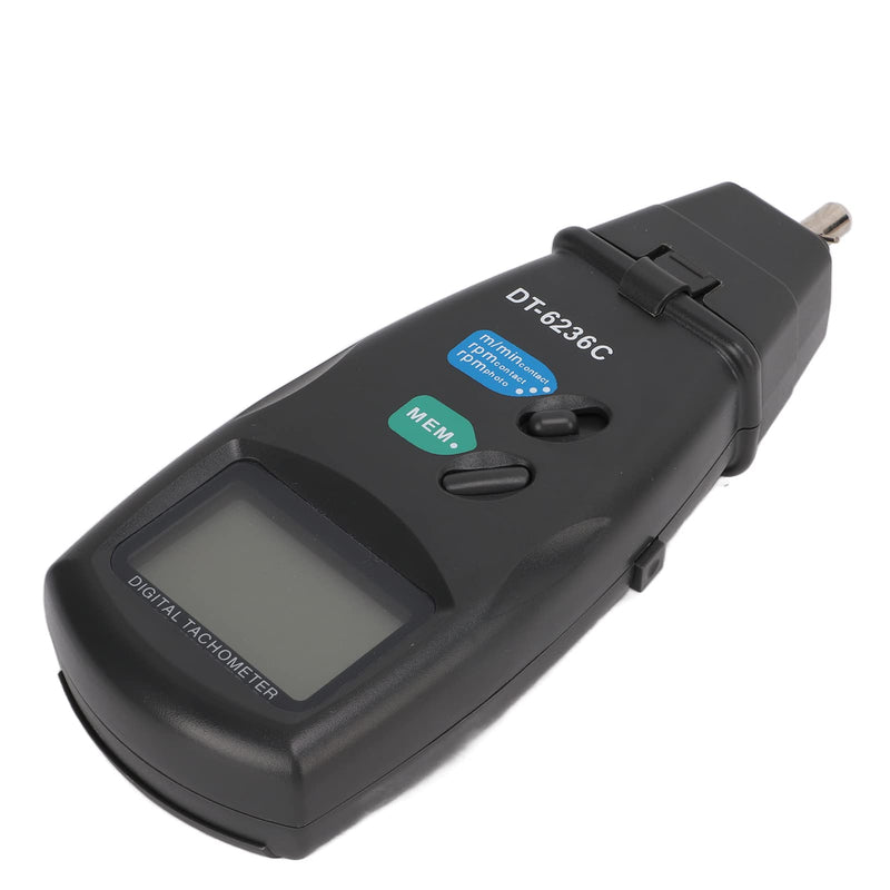 [Australia - AusPower] - DT6236C Digital Tachometer Optoelectronic & Non RPM Tach Meter 19999RPM Speed Meter Pocket Rotation for Automobile Manufacturing 