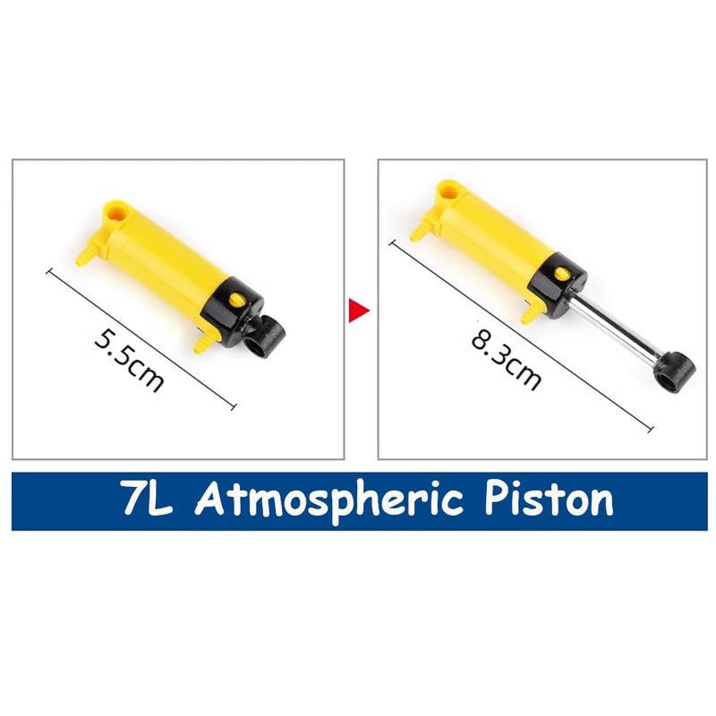 [Australia - AusPower] - MOC Pneumatic Parts 7L Atmospheric Pressure Piston Compatible with Standard Building Blocks?Pack of 2pcs? Part 6 