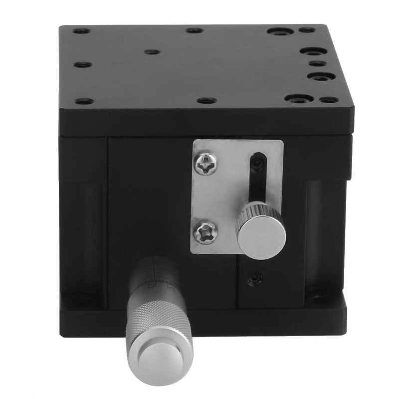 [Australia - AusPower] - Jectse Manual Z Linear Stage,Micrometer Fine Tuning Bearing Slide Table,Precision Trimming Cross Roller Z-axis Linear Position Stage 2.4 * 2.4in,for Precision Inspection, Equipment 