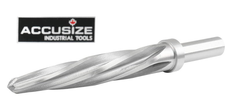 [Australia - AusPower] - Accusize Industrial Tools 11/16'' Hss Aligning Reamer with Spiral Flutes, 0522-1116 11/16" 