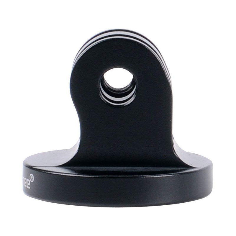 [Australia - AusPower] - Smatree Aluminum Tripod Mount Adapter Compatible for Gopro Hero 12, 11, 10, 9, 8, 7, 6, 5, 4, 3+, 3, 2, 1 HD, GOPRO Hero 2018, DJI OSMO Action 4 Camera Black 