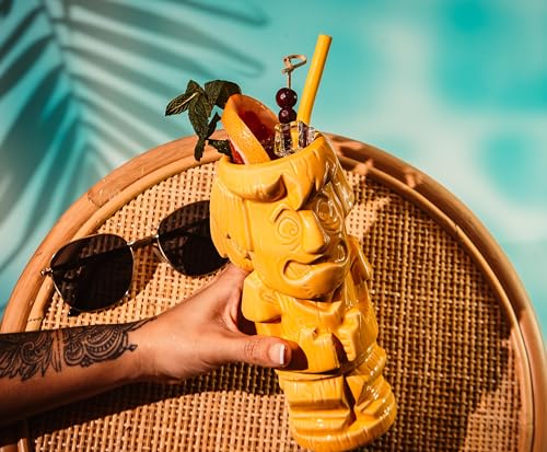 Geeki Tikis Scooby-Doo Shaggy Ceramic Mug | Party Cocktail Tumbler For Liquor and Beverages | Holds 20 Ounces Shaggy Mug