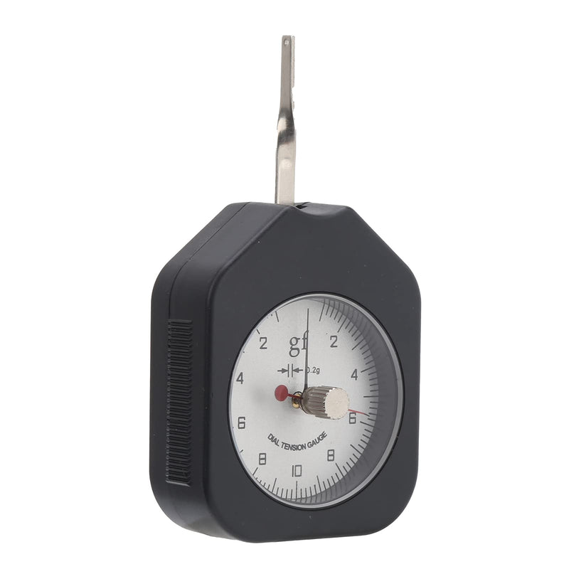 [Australia - AusPower] - Dial Tension Gauge, Portable Gram Force Meter 10g Measurement Value Compact 0.2g Graduation Value for Relay Contact Pressure for Electronic Switch 