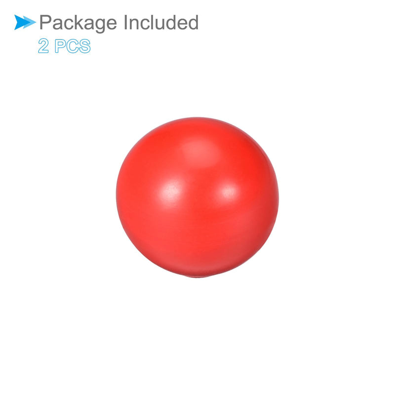 [Australia - AusPower] - Thermoset Ball Knobs, M10 Female Thread 35mm Diameter, Plastic Metric Hand Screw Grip Red - (Applications: for Lathe Machinery Lever Handle), 2-Pieces M10 x 35mm 