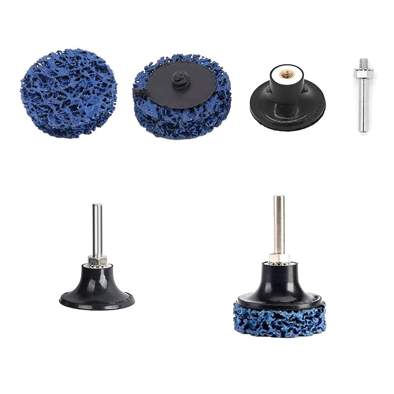 Sanding Discs Set, 46 Pieces 2 Inch 50 mm Serrated Discs Cleaning Disc Set Sanding Discs Slat Discs