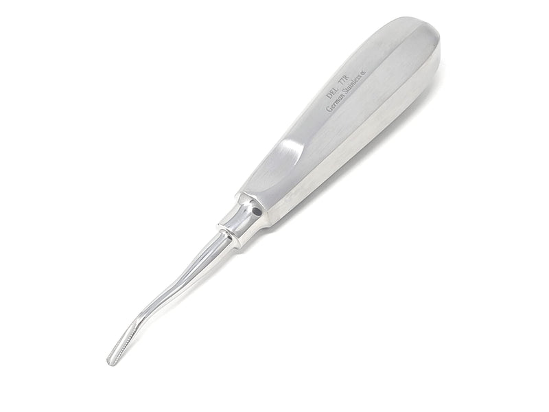 [Australia - AusPower] - German Dental Root Tip Serrated Elevator DEL-77R, Premium Grade Stainless Steel Dental Instrument 