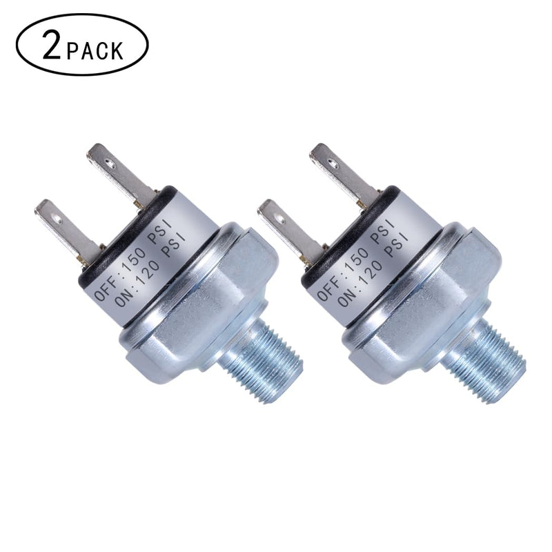 [Australia - AusPower] - Air Pressure Switch 120-150 PSI Pressure Switch 1/8"-27 NPT DC 24V 12V Pressure Switch Air Compressor Pressure Switch 120PSI Pressure Switch 150PSI Pressure Switch 