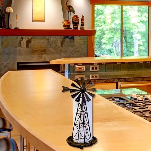 BestGiftEver Windmill Metal Paper Towel Holder