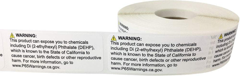 Prop 65 Di (2-ethylhexyl) Phthalate (DEHP)