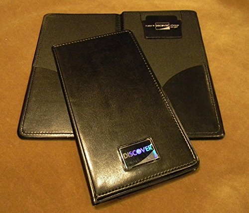 [Australia - AusPower] - New Restaurant Waitstaff Waiter Waitress Double Panel Checkbook Presenter Leather Black Good Quality 