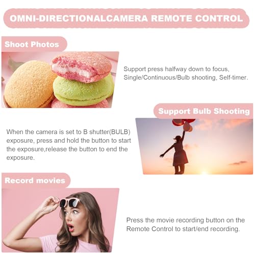 Remote Control for Fujifilm Camera, USB-C Rechargeable Wireless Shutter Black Display Remote Control for Fujifilm