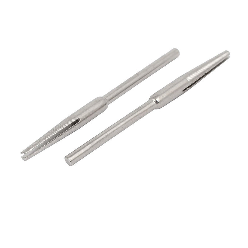[Australia - AusPower] - uxcell® 2.35mm Shank Dia Mandrel Split Tapered Sandpaper Holder 50mm Long 10pcs 