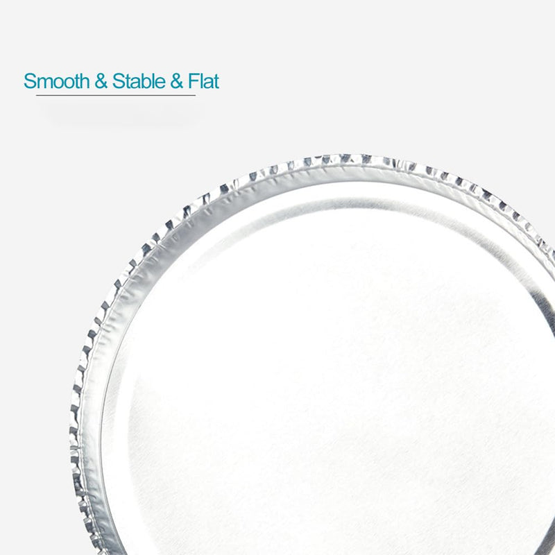 [Australia - AusPower] - 50 Pack Reusable Aluminum Sample Pan for Moisture Analyzers - 103x8mm(4x0.31 inches) Aluminum Foil Weighing Dish for Laboratory Moisture Balances, 58ml 58ml(4x0.31 inches) 