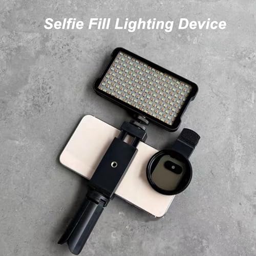 Clip Fill Light with CPL Polarized Lens for Phone Photography