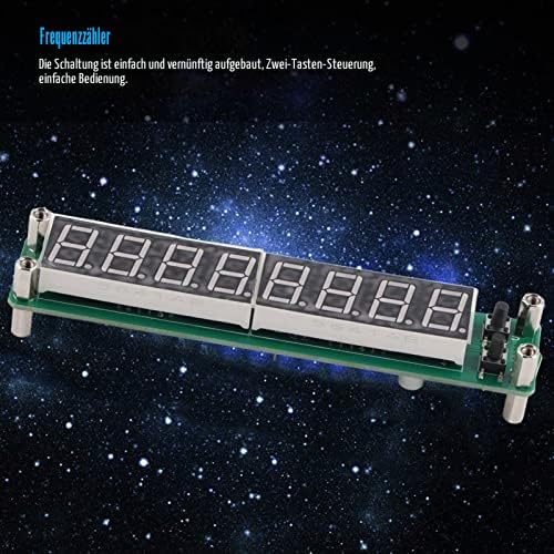 Frequency Measuring PLJ-8LED-H HF Frequency Counter Cymometer Tester Module 0.1 ~ 1000 MHz, 125.5 mm x 25.5 mm x 21.5 mm (Backlight Font Blue) Backlight font blue