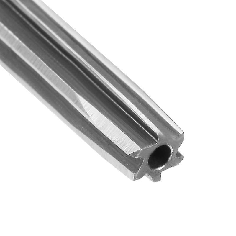 [Australia - AusPower] - uxcell Hand Reamer 1/8" High Speed Steel H7 6 Straight Flutes Hand Milling Cutter Tool Reaming Drill Bit for Metal 