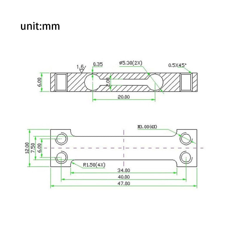 Load Cell High Precision Mini Scale Sensor Hx711 0-100G for 3C Digital Security Equipment Appliances Smart Homes