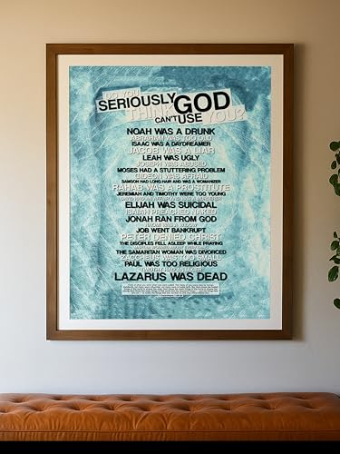 God Can Use You, Modern Christian Wall Art, 11x14 Unframed