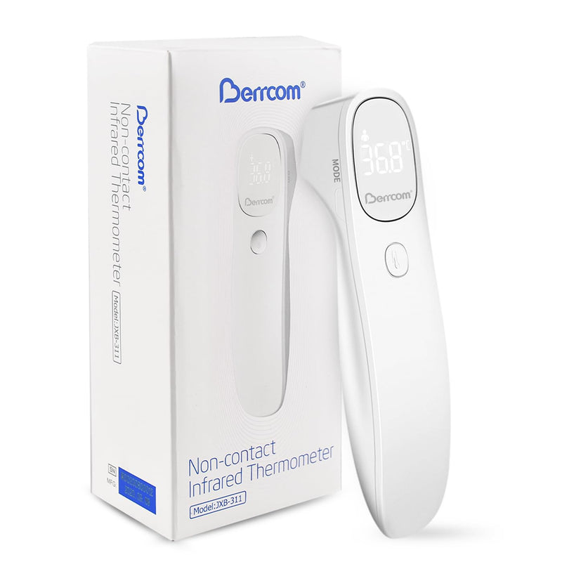 [Australia - AusPower] - [Value Bundle] Berrcom Forehead Thermometer JXB-311 & Berrcom Digital Thermometer for Adults and Kids DT101 