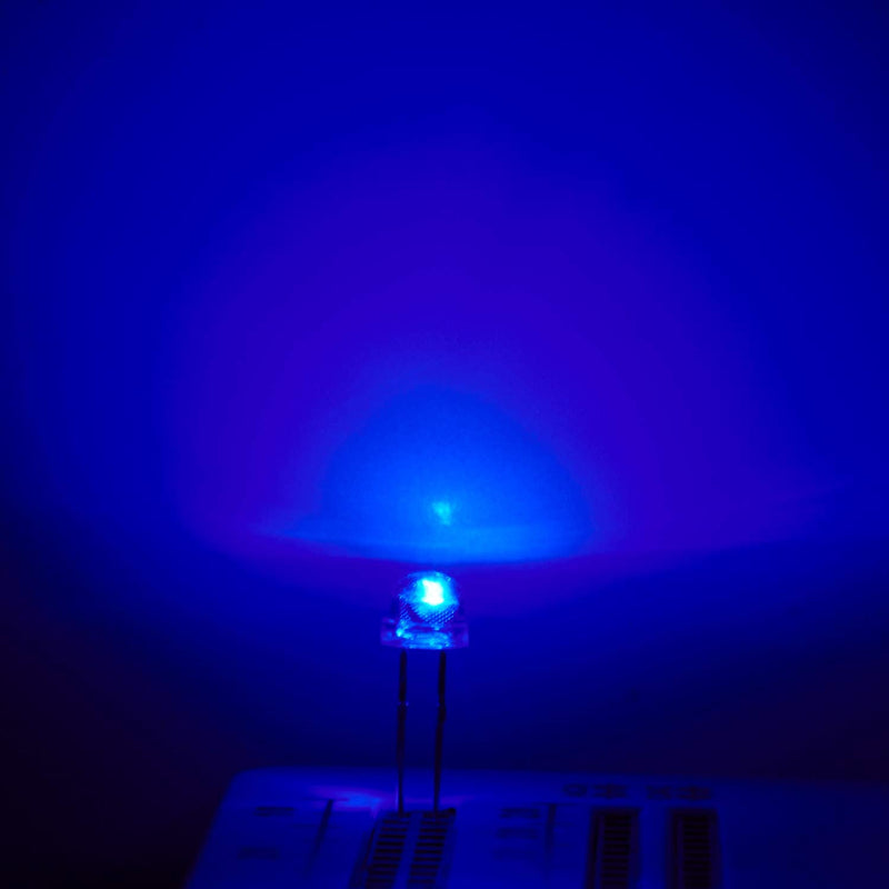 [Australia - AusPower] - Chanzon 100 pcs 5mm RGB Multicolor Slow Blinking (Multi Color Changing) Straw Hat LED Diode Lights (Clear Transparent Lens) Bright Lighting Bulb Lamps Electronics Components Light Emitting Diodes K) Slow Flash (100pcs) 