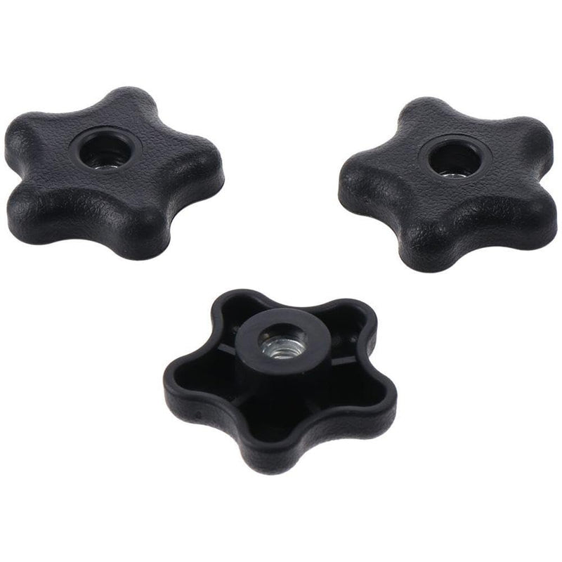 [Australia - AusPower] - Threaded Knob Plastic 5/16in-18 Internal 5 Star Knobs Clamping Knobs Your Tool Kit 