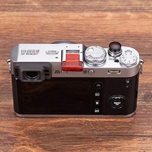 VKO Wood Camera Hot Shoe Cover Protector Cap Compatible with Fuji Red