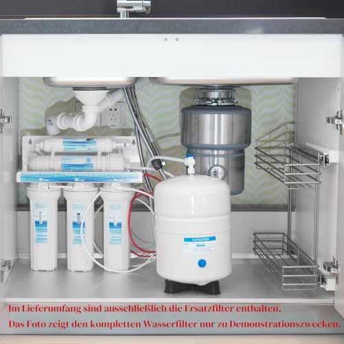 Geekpure Universal Compatible 100 GPD Reverse Osmosis RO Membrane Replacement NSF Certified | Replacement cartridge for RO water filter, 11.75" x 1.75"