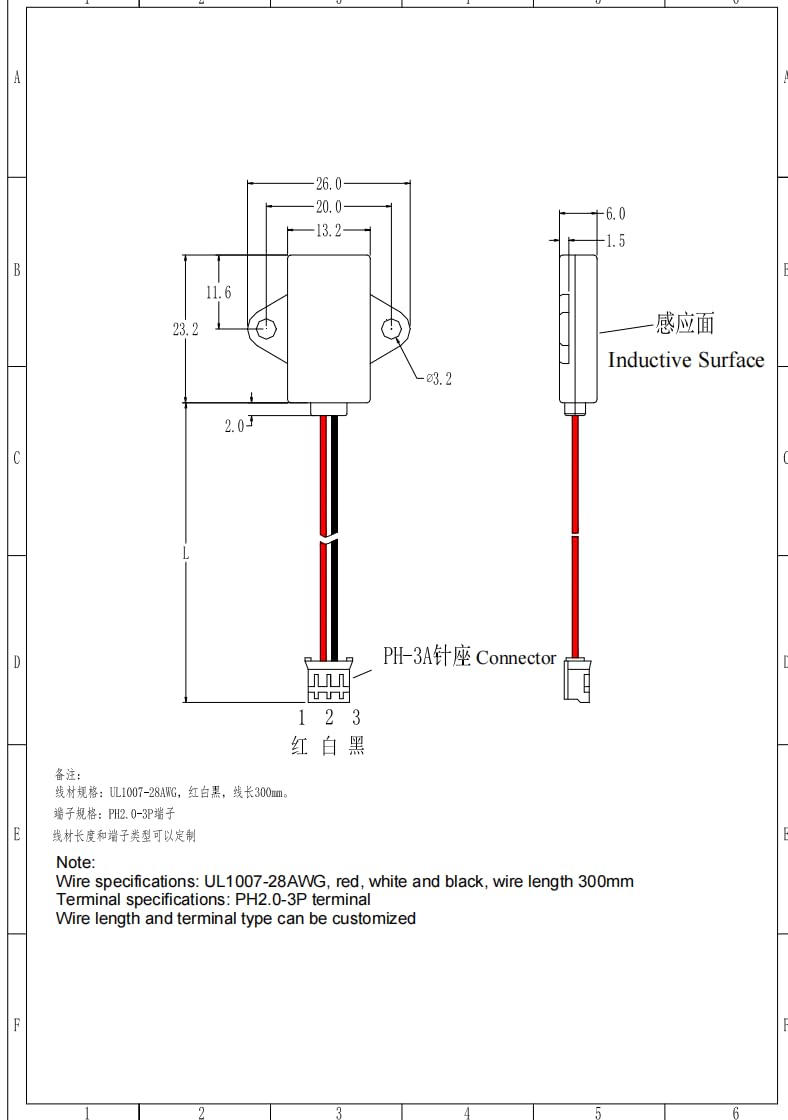 [Australia - AusPower] - HJJSCLS01 Non Contact Capacitence Water Level Sensor Capacitive Liquid Level Detector Easy Mounted Contactless Liqud Level Sensor, Pack of 2 