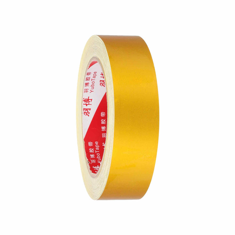 Caution Tape Safety Stripe Waterproof Reflective Tape (1.2 Inch x 82 Feet, Yellow) - Warning & Caution, for Outdoor Road Wall Trailers Bikes Vehicle, Self Adhesive 1.2 Inch x 82 Feet