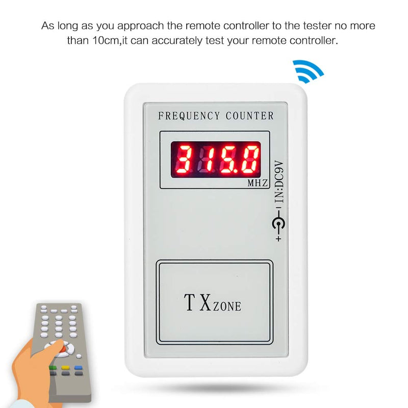 [Australia - AusPower] - Multi-Function Compatibility Remote Controller Frequency Tester, Universal 250-450 MHZ Handheld Digital Frequency Meter Counter Remote Control Tester Tools 