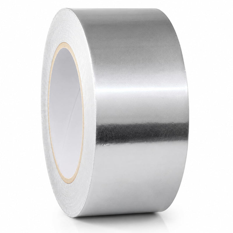 GGR Supplies AF-20R Professional/Industrial Grade High Temperature Heat Shield Resistant Aluminum Foil Tape Ideal for HVAC, Air Ducts Repair & More (3.6Mil): 2 in. Wide x 50 yds. 2" in. x 50 yds.