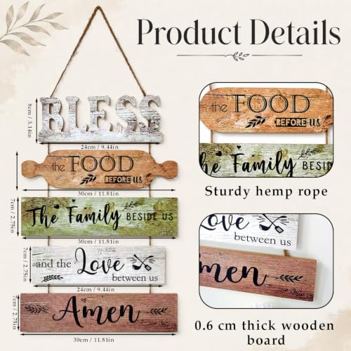 Bible Verse Wall Art, Christian Inspirational Hanging Wall Plaque Sign